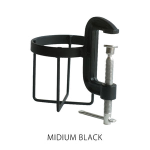 がっちり固定の安定感、無骨で力強い万力型ホルダー BOTTLE CLAMPER（ボトル クランパー）
