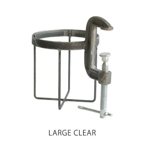 がっちり固定の安定感、無骨で力強い万力型ホルダー BOTTLE CLAMPER（ボトル クランパー）