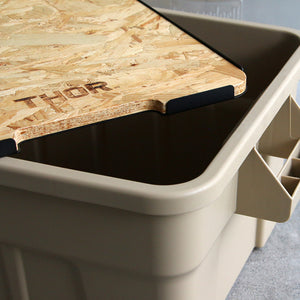 THOR LARGE TOTE WITH LID 53L、75L専用スチール製天板 Bridge Board For Thor Large Totes 53L and 75L（ブリッジボード フォー ソー ラージトート 53L アンド 75L）