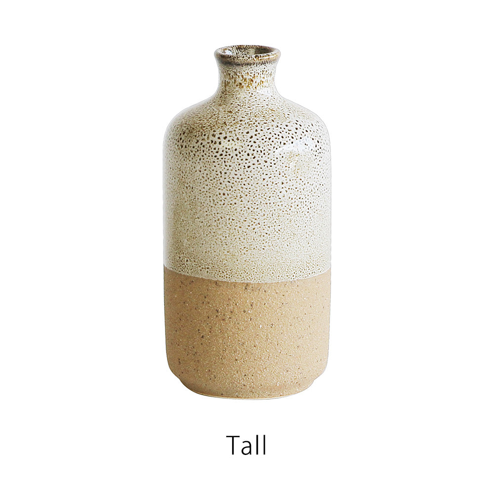 土と釉薬のバランスが心地よい一輪挿し Bron（ブロン）