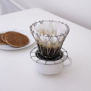 使用しない時はコンパクトに折り畳んで収納できるコーヒードリッパー Collapsible Coffee Dripper（コラプシブルコーヒードリッパー）