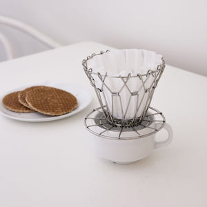 使用しない時はコンパクトに折り畳んで収納できるコーヒードリッパー Collapsible Coffee Dripper（コラプシブルコーヒードリッパー）