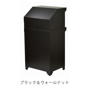 木目を生かした住宅にピッタリな宅配ボックス付きポスト(GALVA)