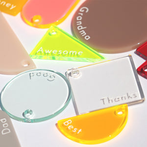 組み合わせてメッセージを贈るアクリルキーホルダー FT / ACRYLIC KEY CHAIN