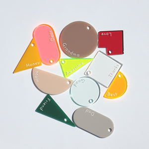 組み合わせてメッセージを贈るアクリルキーホルダー FT / ACRYLIC KEY CHAIN