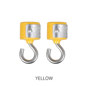 頑固な強力マグネットに、タフなデザインのプレートを配したフックの 2個セット MAGNETIC HOOK SET OF 2（マグネティック フック セット オブ 2）