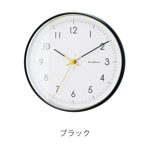 シンプルな文字盤に2トーンの針を合わせたスタイリッシュなウォールクロック Onnela（オンネラ）