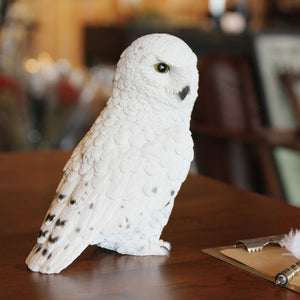 シロフクロウのお役立ち貯金箱 PET BANK SNOWY OWL（ペットバンク スノー オウル）