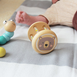 カラフルな小粒がシャラシャラと鳴るのが楽しい RATTLE ANIMAL（ラトル アニマル）