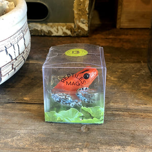 イチゴヤドクガエルのリアルな生きもの造形マグネット REPTILES MAG STRAWBERRY POISON DART FROG（レプタイルズ マグ ストロベリー ポイズンダートフロッグ）