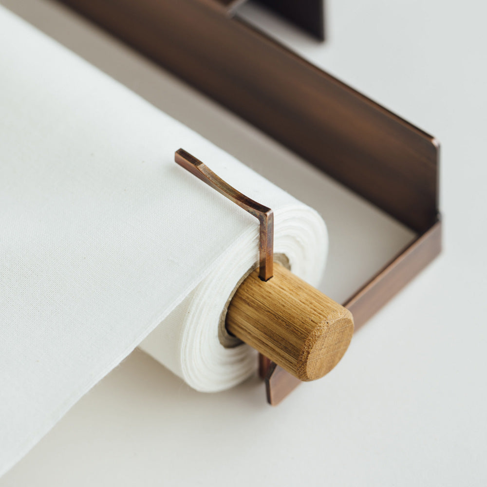 さささ　和晒ロール ホルダー付き　新品未使用 日常の家事・掃除のための万能クロス さささ Holderセット（和晒