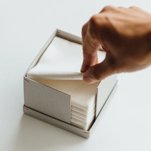 日常の家事・掃除のための万能クロス さささ 和晒スクエア Box 8枚入り
