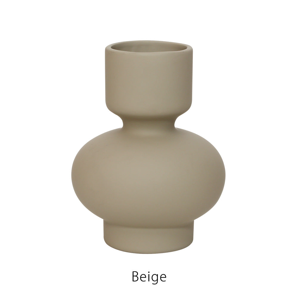 花が感じる 陶器の優しさと 美しさ。ラバー塗装された一輪挿し