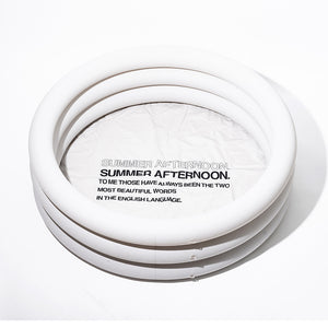シンプルで大人なデザインのビニールプール SWIMMING POOL