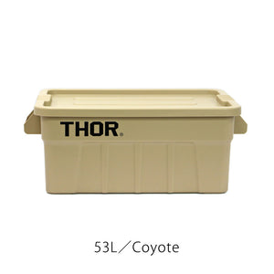 野外でも使用可能なハンドル付きトートボックス THOR Large Totes With Lid（ソー ラージ トート ウィズ リッド）