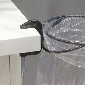 ゴミ箱の置けないちょっとした場所に取り付けできる TRASH RING CLAMPER（トラッシュ リング クランパー）