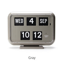 画像をギャラリービューアに読み込む, デジタルカレンダー付きフリップ時計 Twemco Digital Calendar Clock #QD-35（トゥエンコ デジタル カレンダー クロック）
